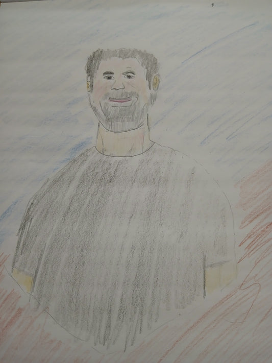 "Fan Art" of Simon Cowell Drawn by Joseph Evaldi