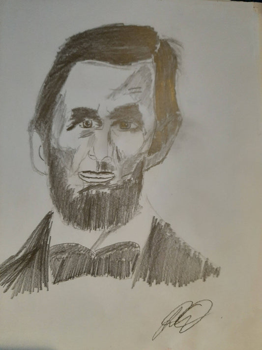 Abraham Lincoln Digital Art by Joseph Evaldi made in the early 2010's