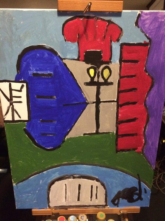 A Digital Product of "Art of Innovation" Painting made in 2016 by Joseph Evaldi