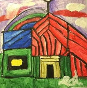 Farm House Painting Digital Product by Joseph Evaldi created 2016
